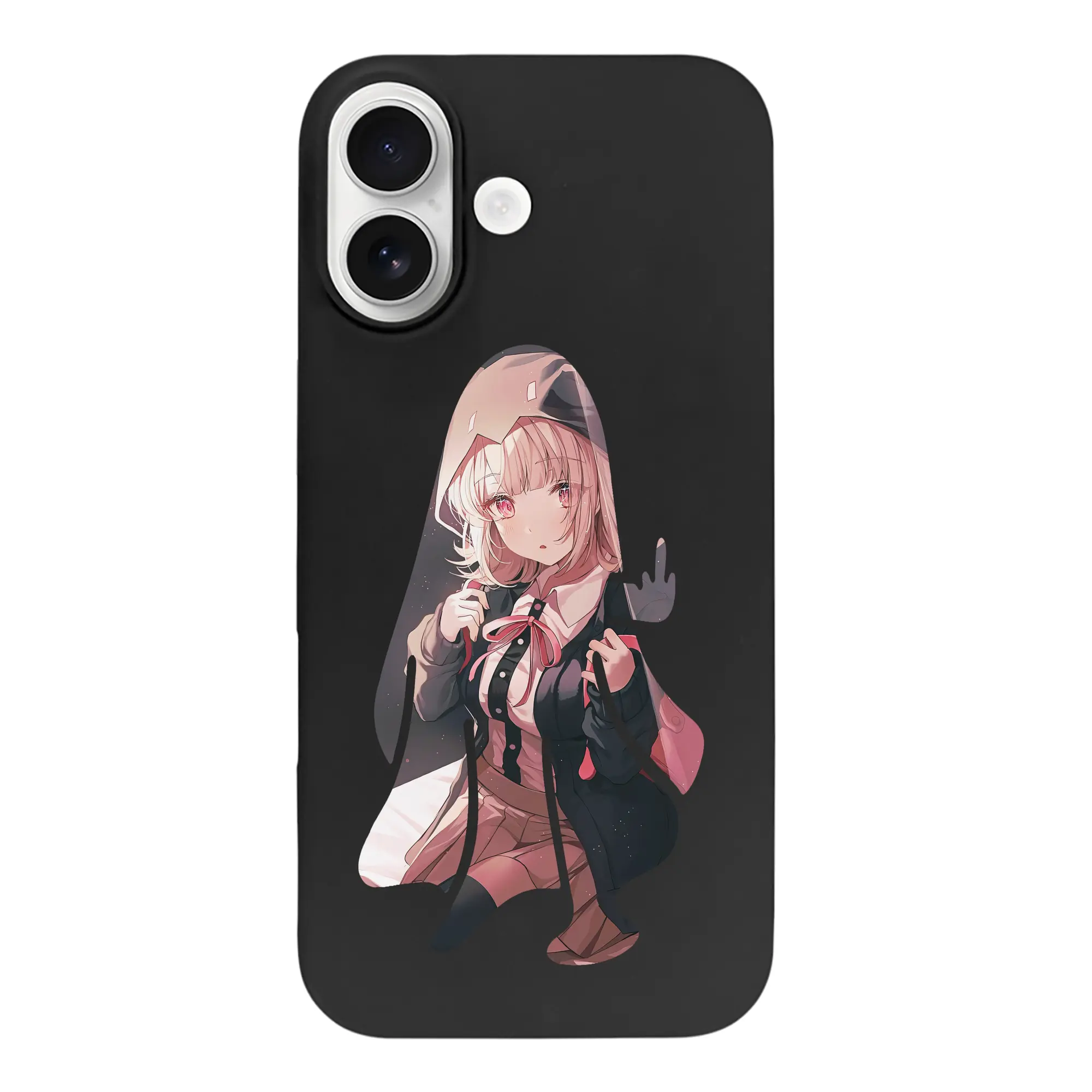 ダンガンロンパ グッズ,七海千秋 - iPhone 17 シリーズ シリコンケース 薄型 耐衝撃 指紋防止 ソフトタッチカバー 精密フィット 傷防止 保護ケース iPhone 17/17 Air/17 Pro/17 Pro Max 対応